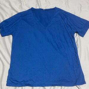 Women’s Blue V-Neck Shirt